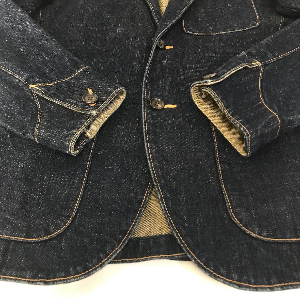 【倉吉店】 中古 UES | ウエス　ウェス デニム デニムテーラードジャケット インディゴ サイズ：1 【93】 倉吉店】 中古 UES | ウエス ウェス デニム デニムテーラード