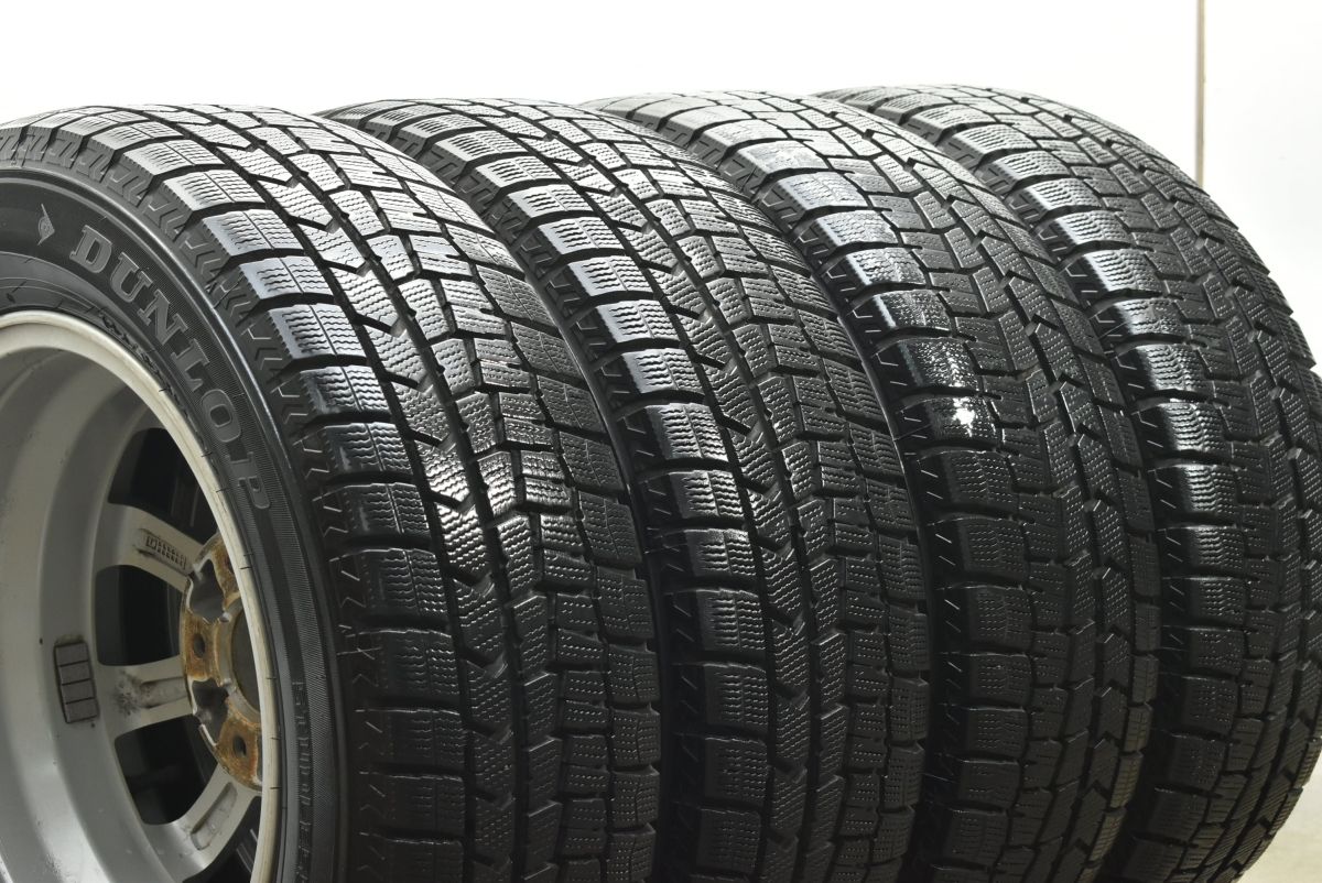 バリ溝】ニッサン 純正 オプション エスティーロ 15in 5.5J +45 PCD114