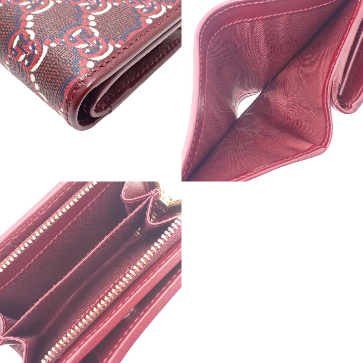 GUCCI(グッチ) GGシャドウ 二つ折り財布 コンパクトウォレット GG