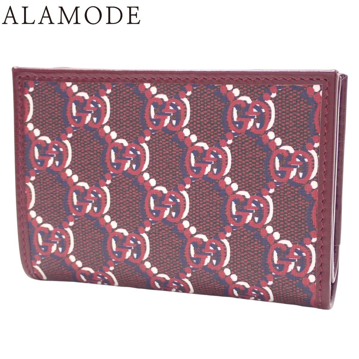 GUCCI(グッチ) GGシャドウ 二つ折り財布 コンパクトウォレット GG