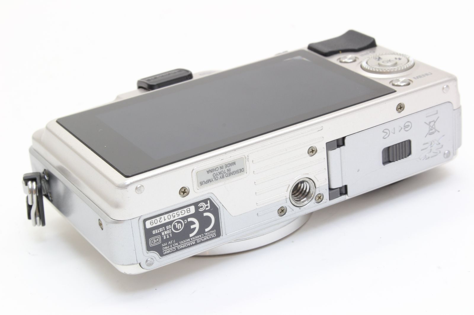 B+ (並品) OLYMPUS オリンパス PEN mini E-PM2 シルバー 14-42mm II R