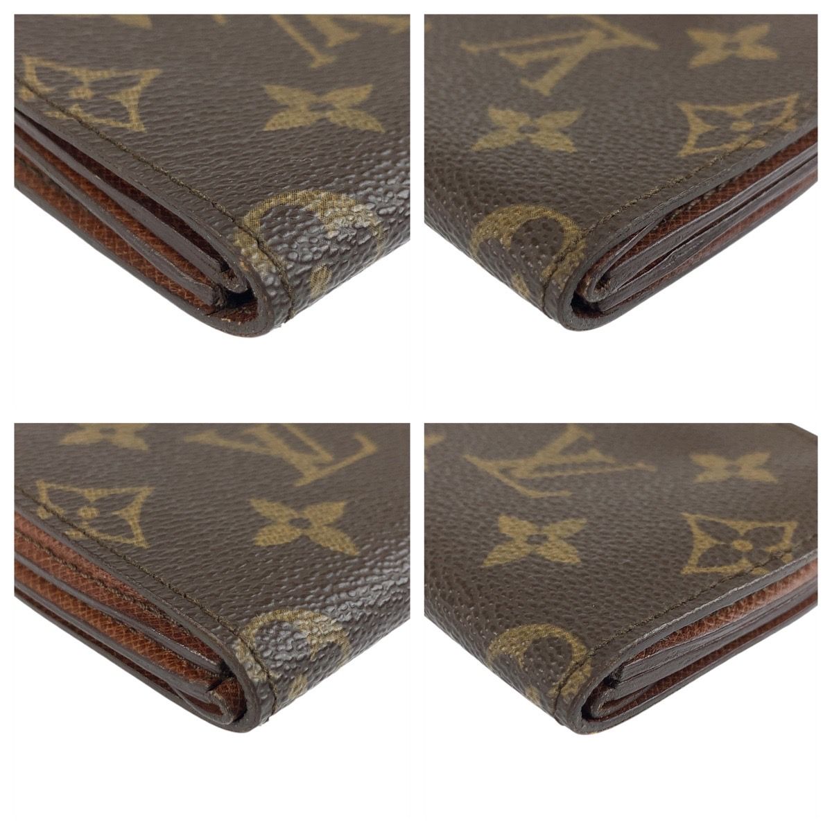 美品 LOUIS VUITTON ルイヴィトン モノグラム ポルト モネ グセ