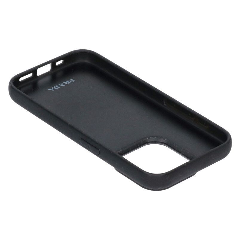 プラダ 2ZH197 三角ロゴプレートサフィアーノレザー iPhone15 Pro