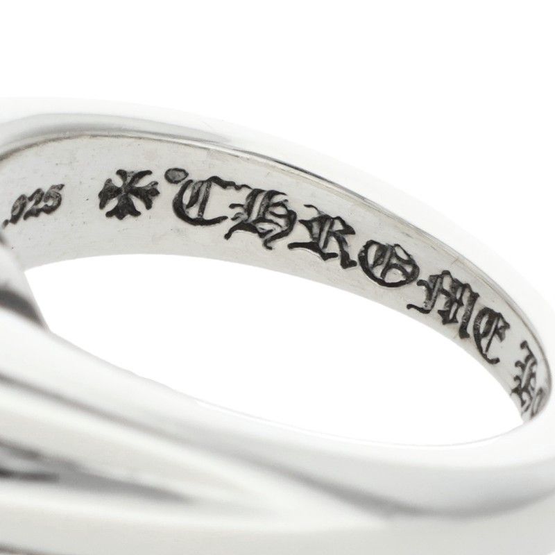 【クロムハーツ C O PLUS LINK カットアウトプラスリング シルバー】 クロムハーツ リング/指輪（Chrome Hearts）カットアウト CHプラス