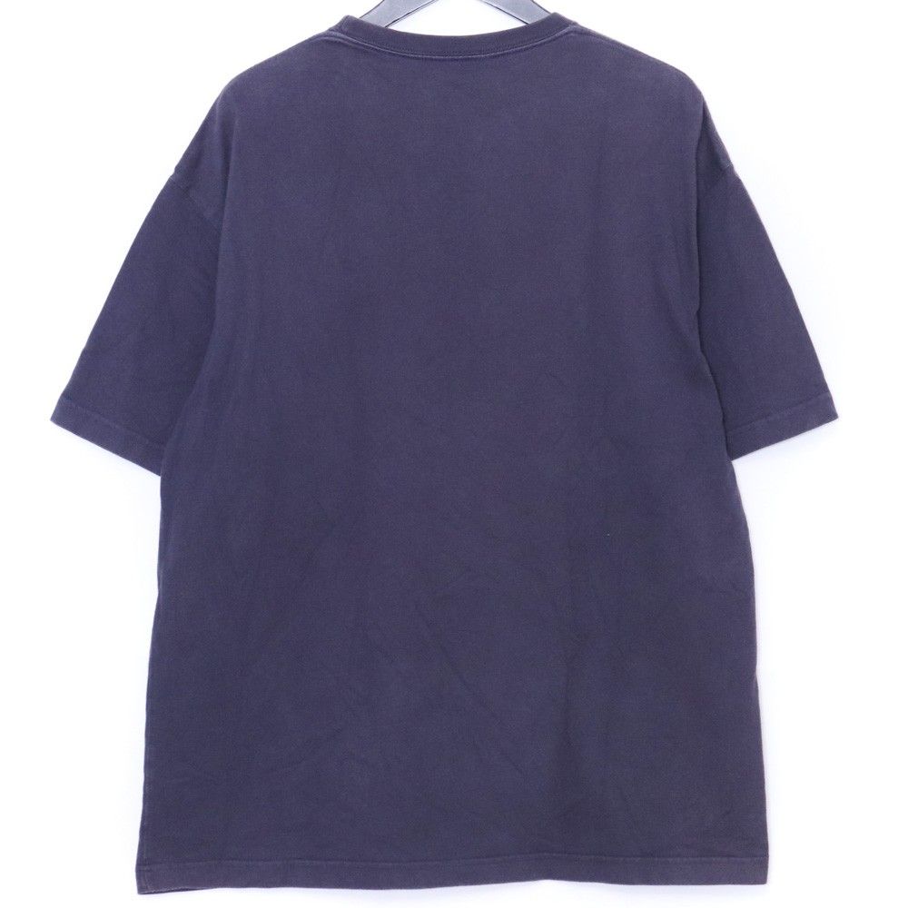 BALENCIAGA BBロゴプリントTシャツ Sサイズ ネイビー 535622 TAV04