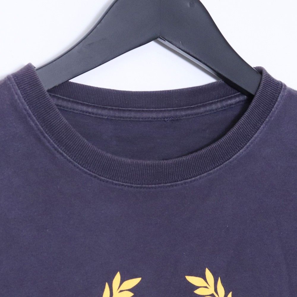 BALENCIAGA BBロゴプリントTシャツ Sサイズ ネイビー 535622 TAV04