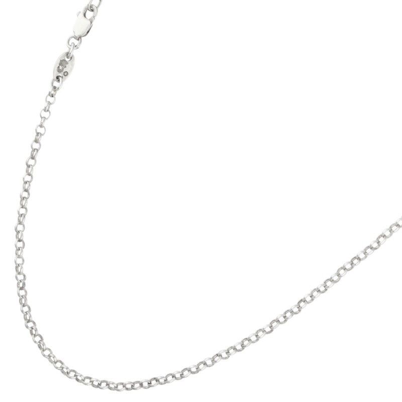 クロムハーツ NECKCHAIN R16/ロールチェーン16inch シルバーネックレス