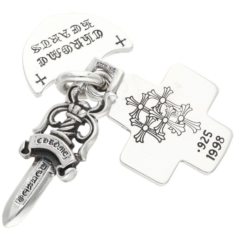 クロムハーツ 3TRINKETS/スリートリンケッツペンダント シルバー