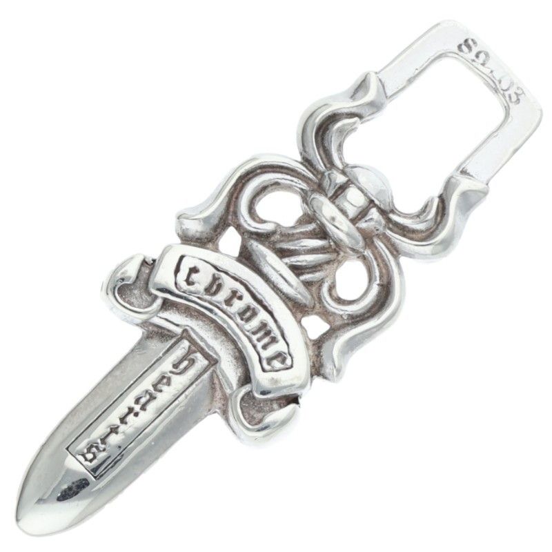 クロムハーツ #5DAGGER ZIP1/#5ダガーチャーム シルバーネックレス