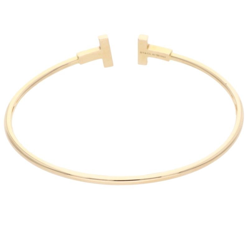 ティファニー Tワイヤー K18YGダイヤバングル メンズ - メルカリ