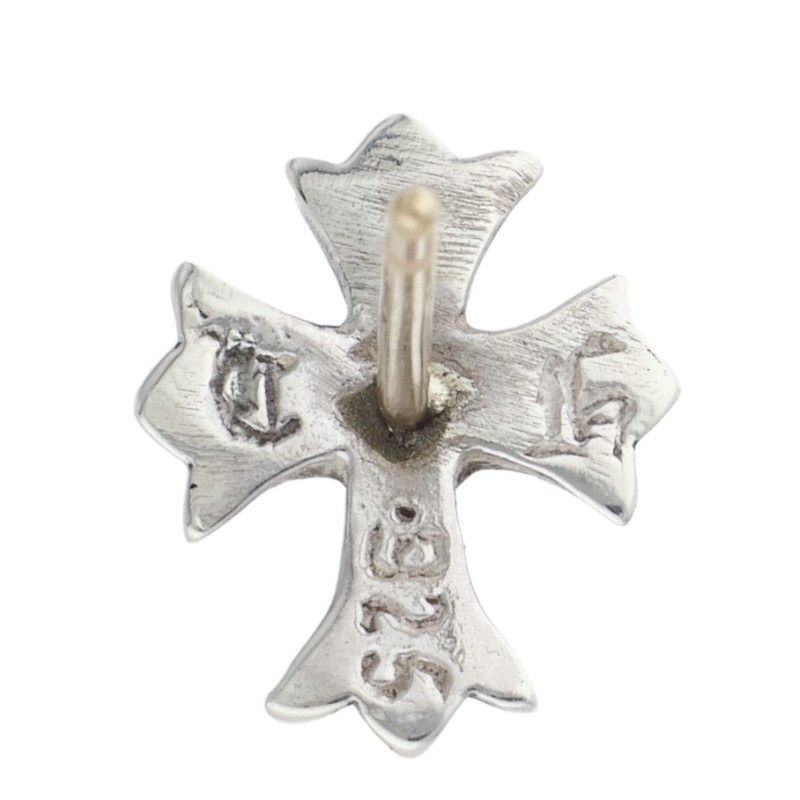 クロムハーツ No2 CH CRS/CHクロススタッド シルバーピアス メンズ