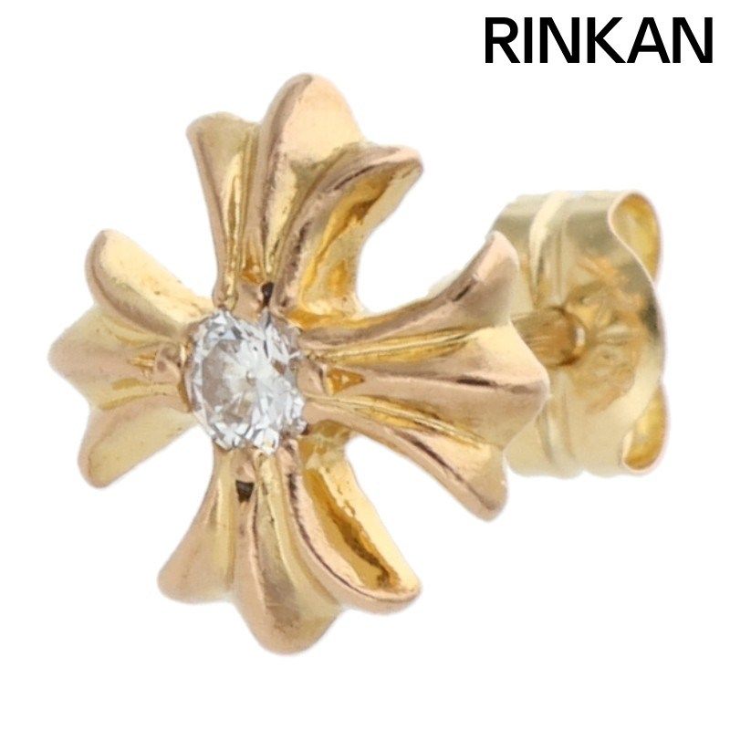 クロムハーツ 22K No2 CH PLS DIA/22KCHプラススタッド 1ダイヤ