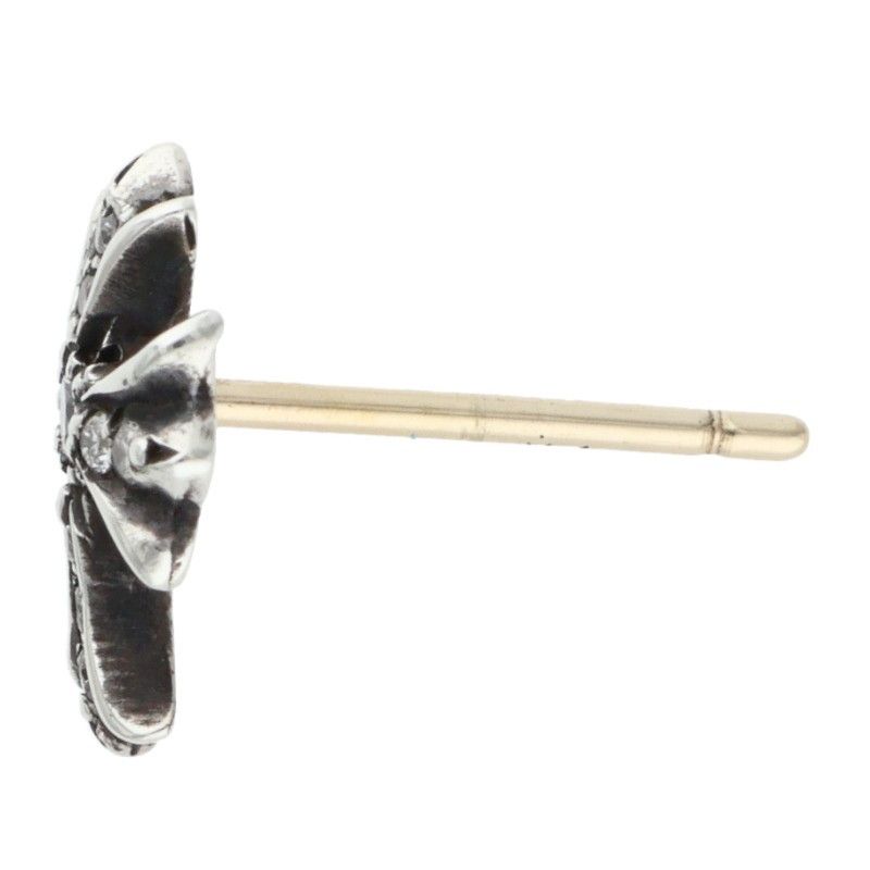 クロムハーツ No2 CH CRS DIA/CHクロススタッド アフターPAVEダイヤ