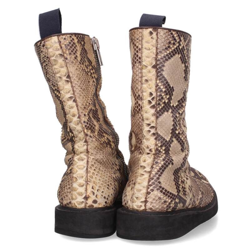 リックオウエンス パイソンレザー クリーパーブーツ メンズ 42 - メルカリ