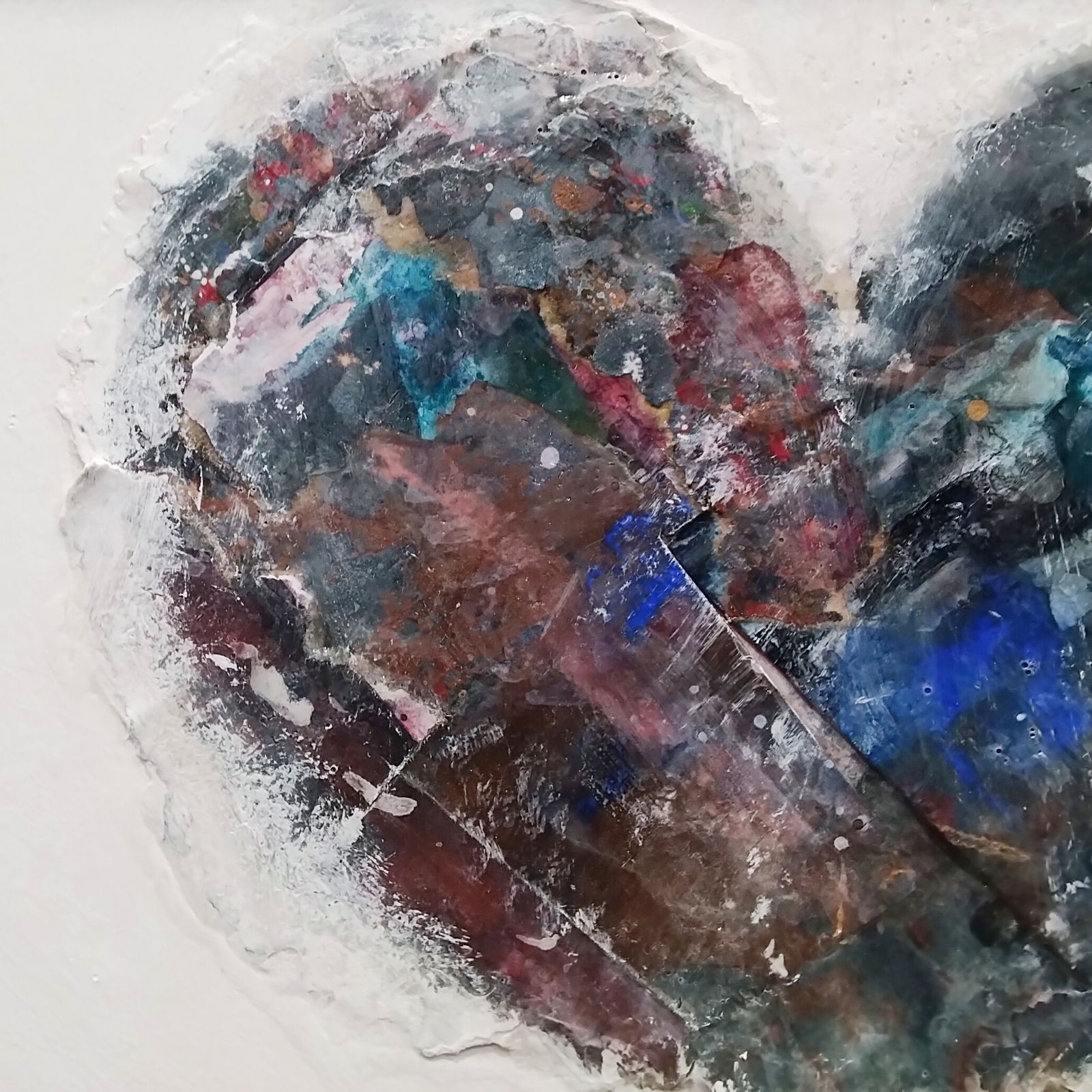 内野隆文　抽象画　絵画　アート作品　キャンバス 内野隆文 リズム 絵画 抽象画 キャンバス F0号 現代アート 美術 額縁