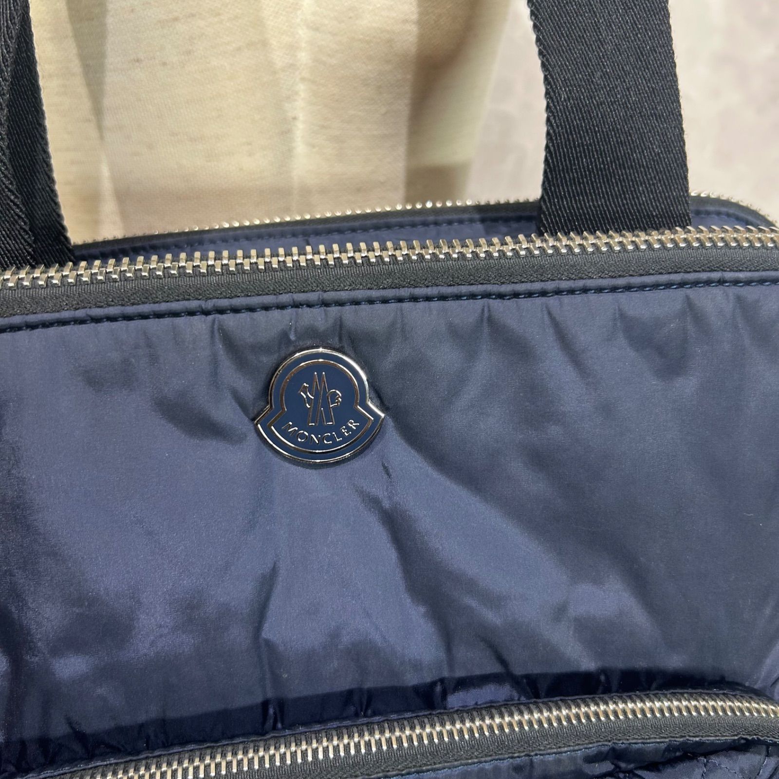 MONCLER ネイビー マザーズバッグ MONCLER』モンクレール マザーズ