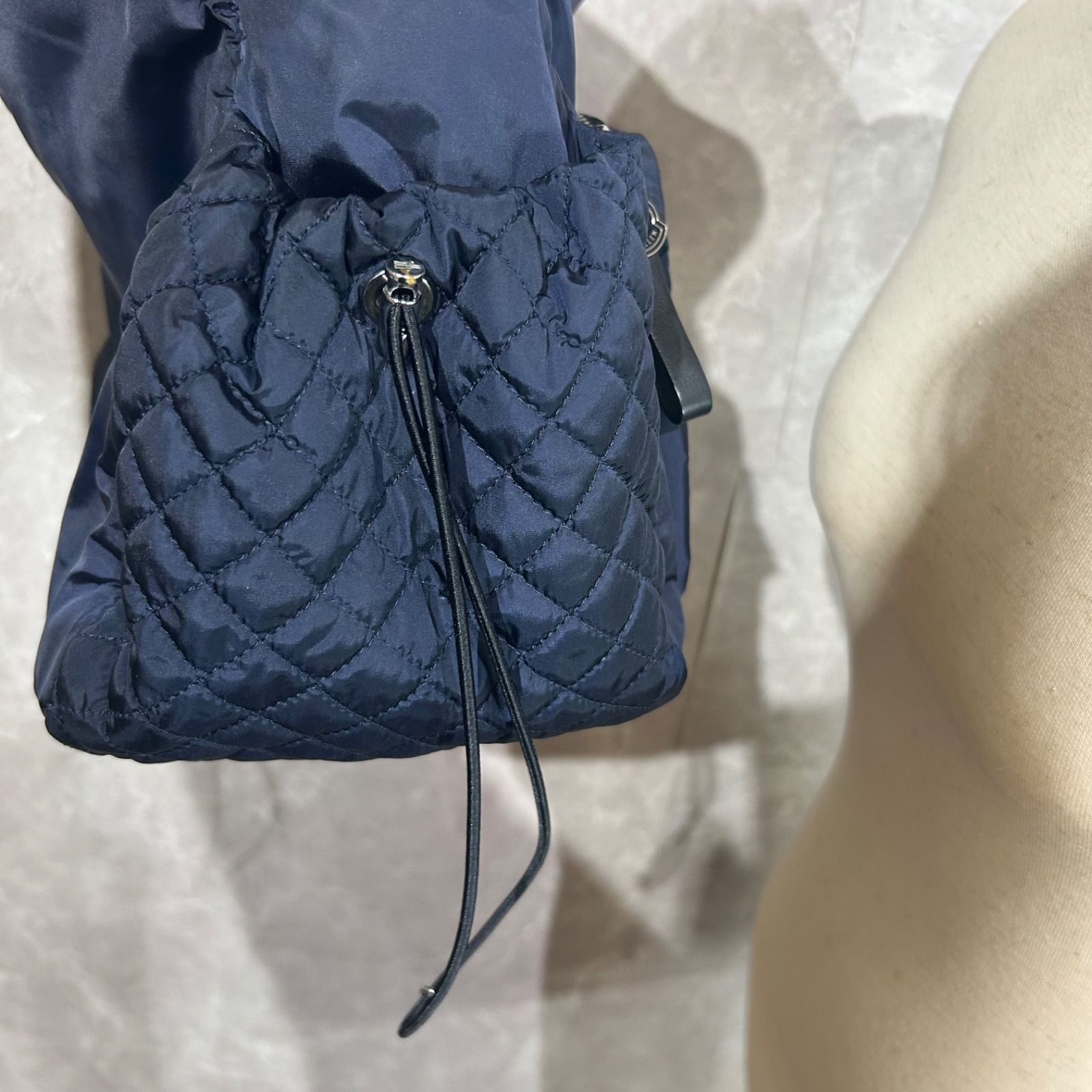 MONCLER モンクレールマミーバッグマザーズバッグネイビー トート