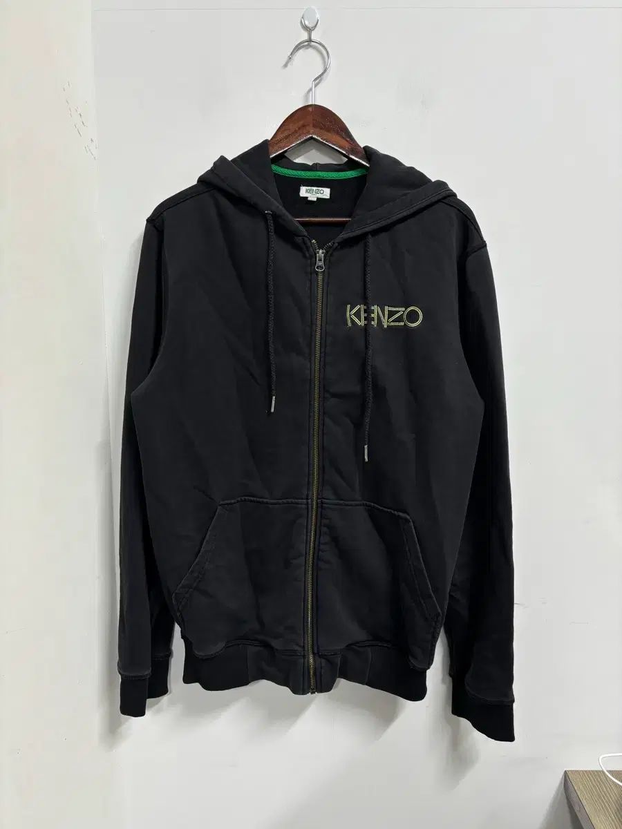 KENZO ブラック フード付きアウター KENZO ケンゾー 正規品 フードジップアップ 【公式通販】