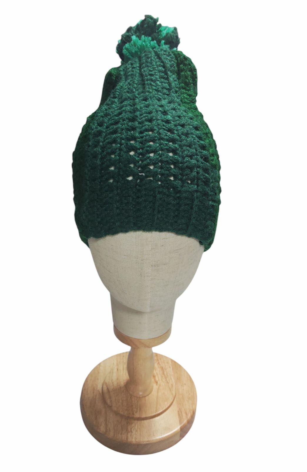 Golficers ポンポン付きニット帽 グリーン ニット帽 ポンポン付き グリーン系 - メルカリ