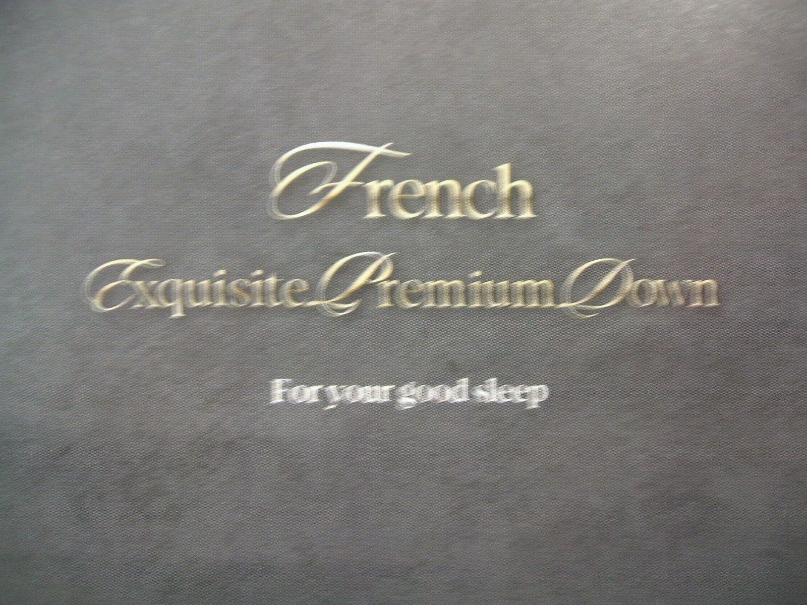 ダブル）新品【六つ星】ブラック ＊フランスプレミアムダウン産95