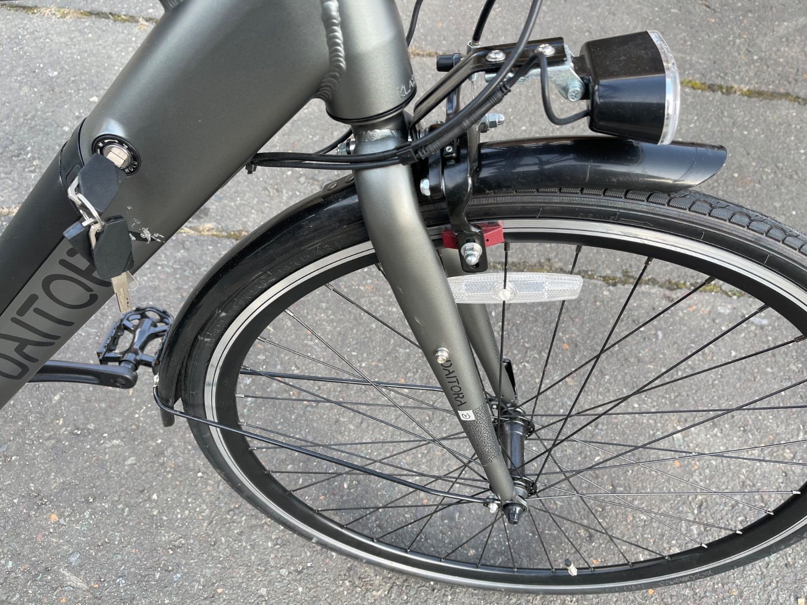 動作確認済】送料無料BUILTIN電動アシスト自転車 DAITORA 36V9.6Ah