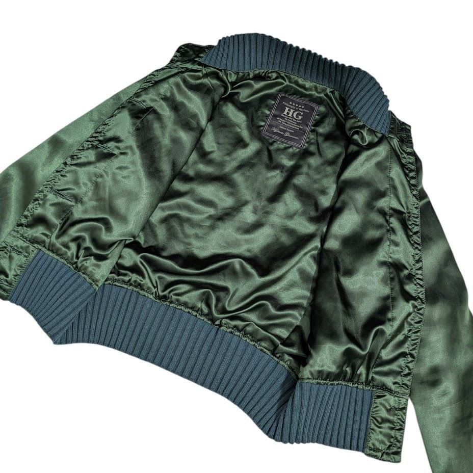 ヒステリックグラマー バイクガール スカジャン サテンジャケット FREE 22 HG HYSTERIC GLOMOUR ヒステリックグラマー バイクガール刺繍