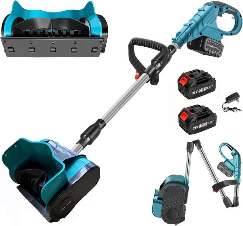 電動除雪機】除雪機 コードレス 手持ち式 充電式スノーシャベル 抛雪