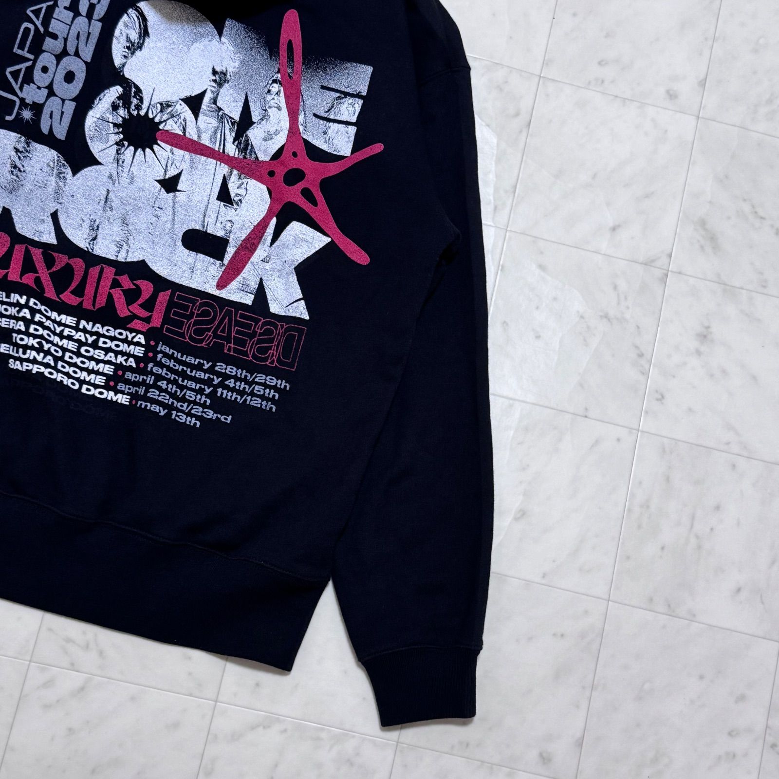  ONE OK ROCK 2025 LUXURY DISEASE ツアーパーカー L Tシャツ アパレル ミュージシャン