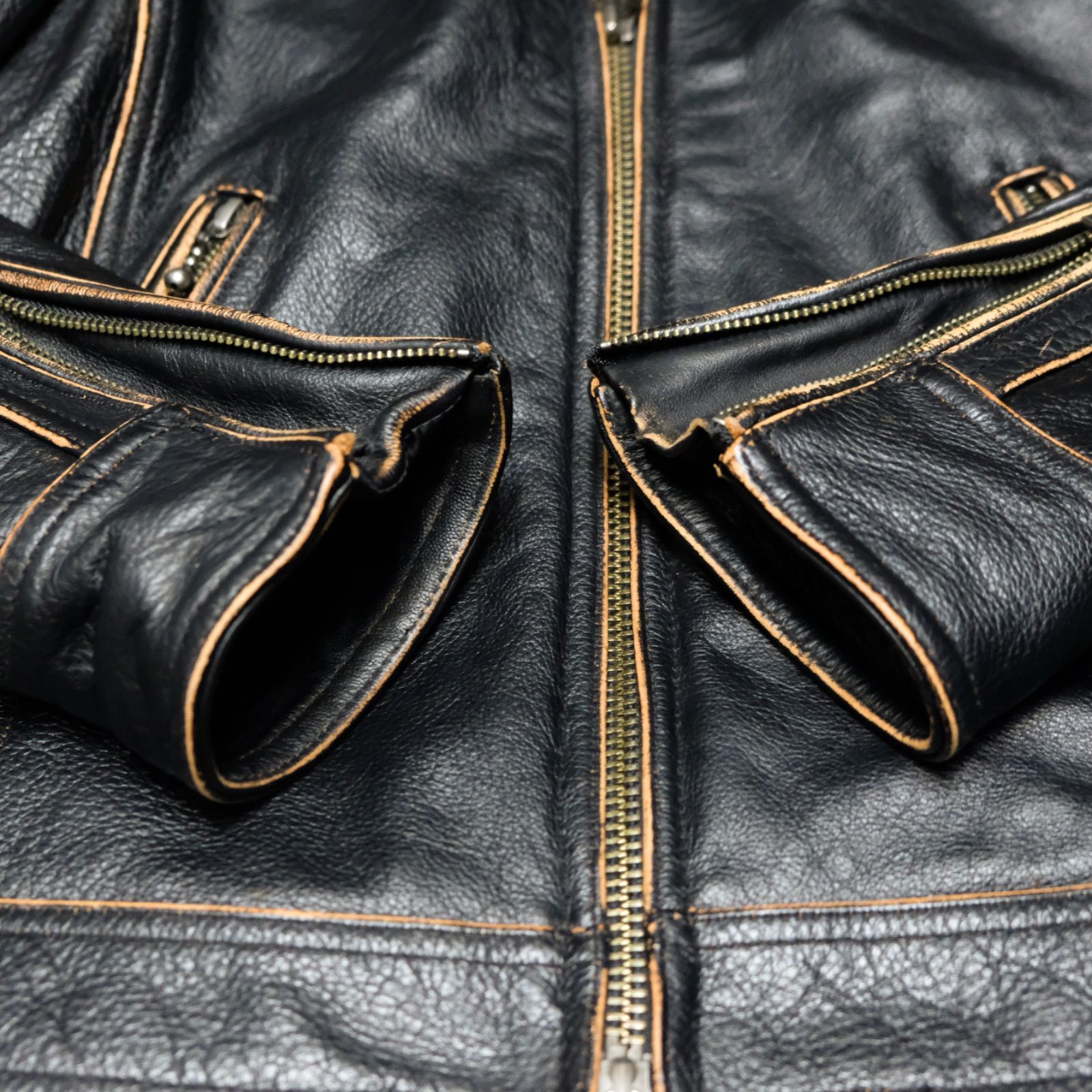 JACKROSE VINTAGE × COLLARS × TFOA 清広義巳モデル 茶芯牛革 シングル