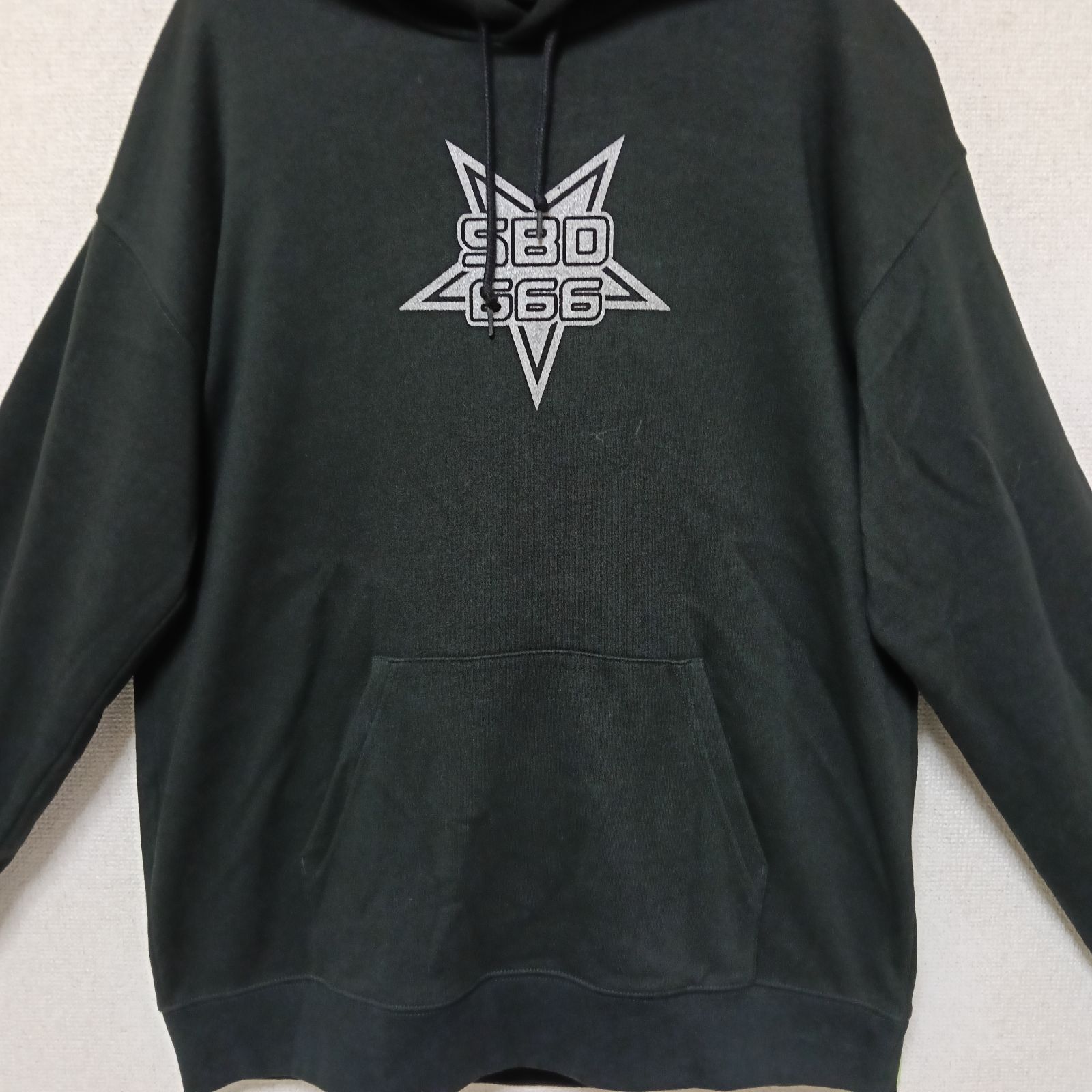 美品SEEN BETTER DAYS 666シーンベターデイズパーカーブラックサイズ 