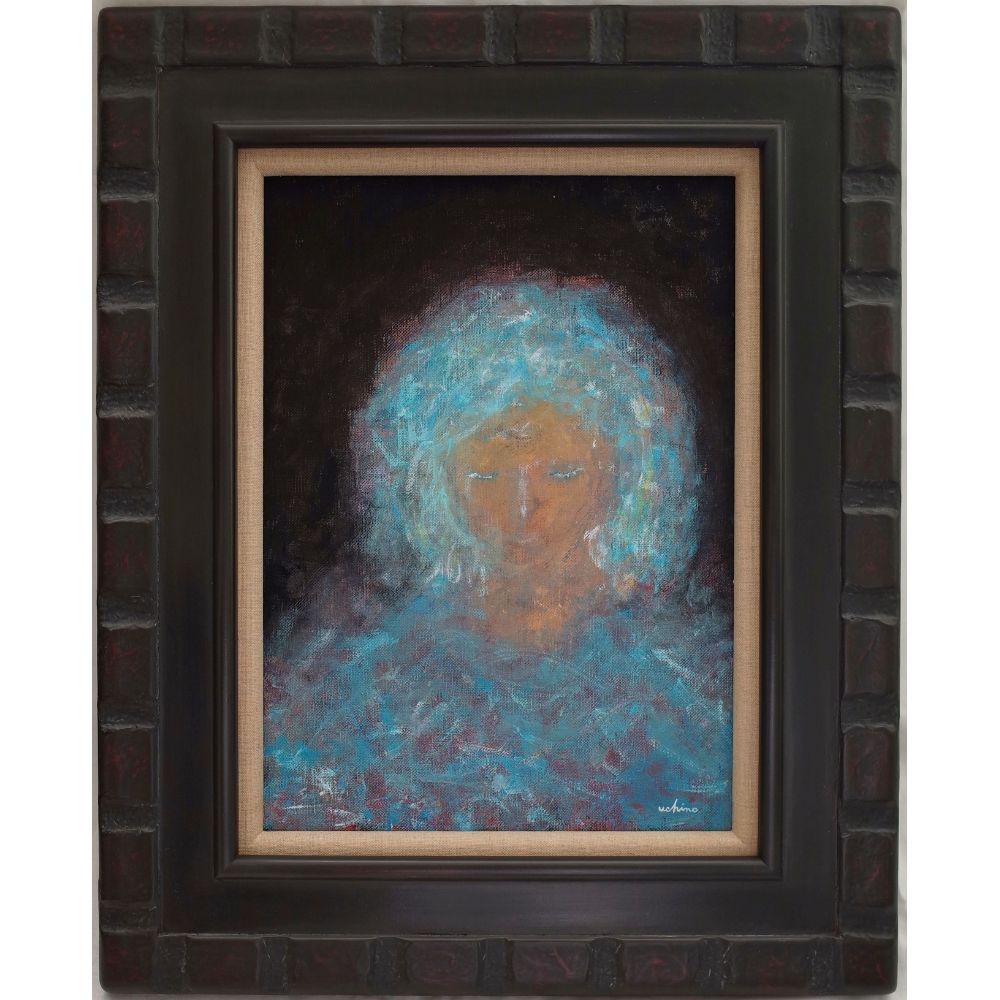 内野隆文 肖像 絵画 人物画 アクリル 現代アート 作品 美術 額縁 内野