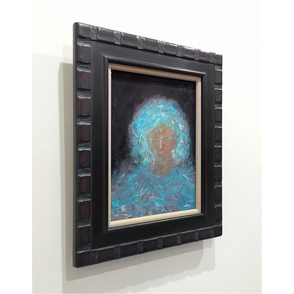 内野隆文 肖像 絵画 人物画 アクリル 現代アート 作品 美術 額縁 内野