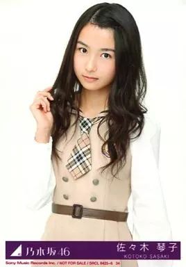 中古】生写真(乃木坂46) 34 ： 佐々木琴子/膝上/CD｢バレッタ｣初回限定