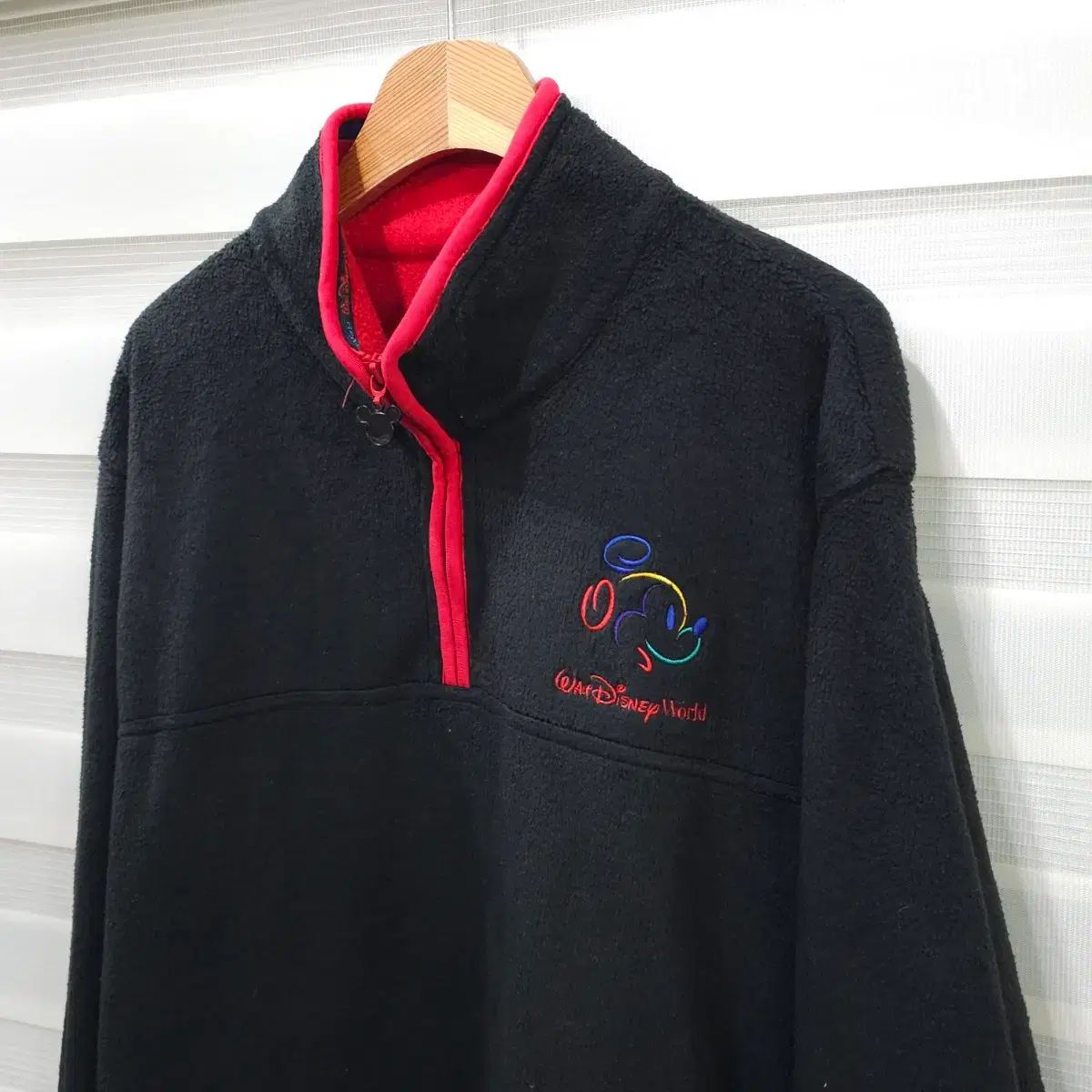 Disney Mickey Mouse 90s ミッキー ジップアップ フリース Disney 90s 