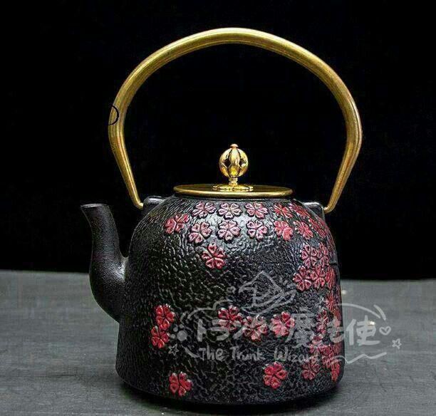 大特価人気商品★大人気 鉄器 鉄瓶 鉄器 急須 おしゃれ IH 対応 鉄やかん 鉄分補給 CCH117P073