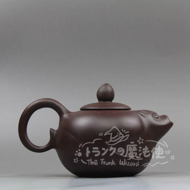 大特価人気商品☆サル壺 中国古美術 紫砂壺?紫泥急須?茶壺?茶道具
