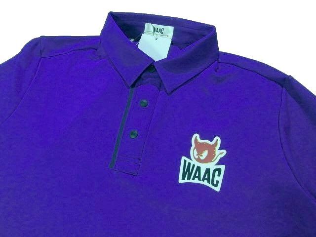 月282新品▽ メーカー価格22,000円 ワック WAAC 長袖ポロシャツ 【 S