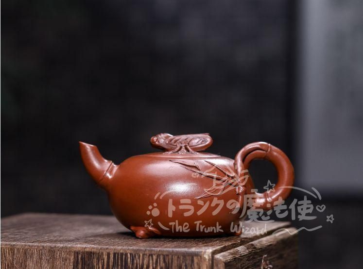 送料無料　民国　鉄画軒製　紫砂壺/急須・茶碗３客　甲骨文字　中国古玩骨董 大特価人気商品☆中国宜興 紫砂壺 紫砂急須 茶壺?茶道具 置物