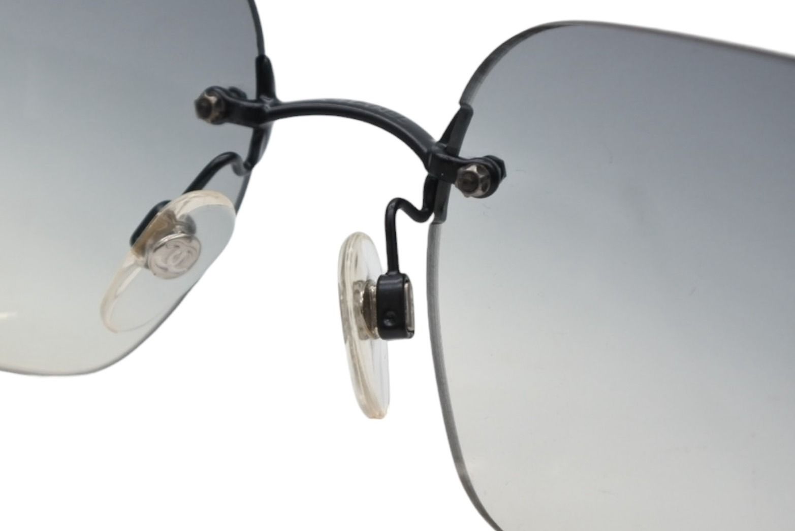 極美品 CHANEL シャネル リムレス サングラス 4017-D c.170/8G サイズ