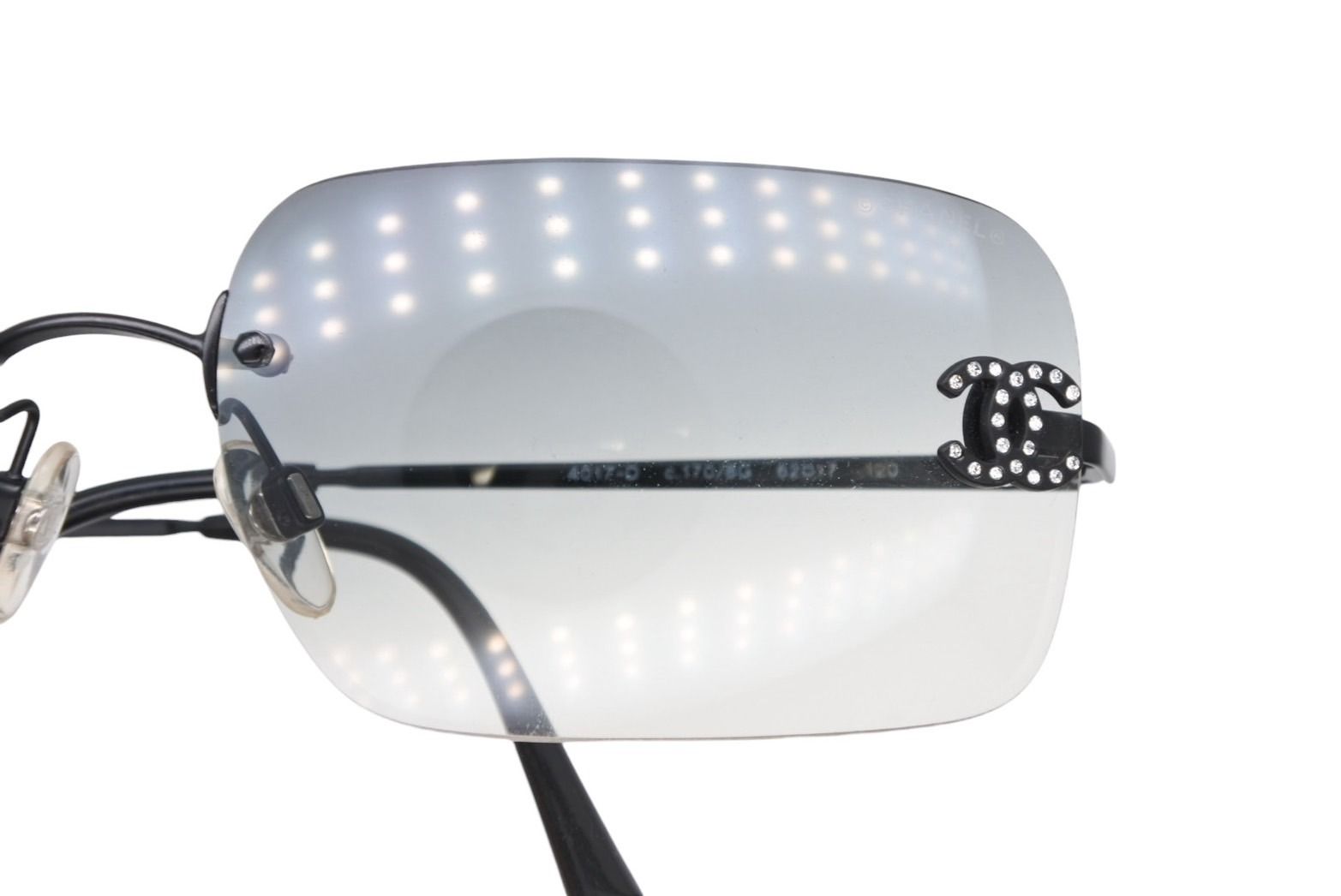 極美品 CHANEL シャネル リムレス サングラス 4017-D c.170/8G サイズ