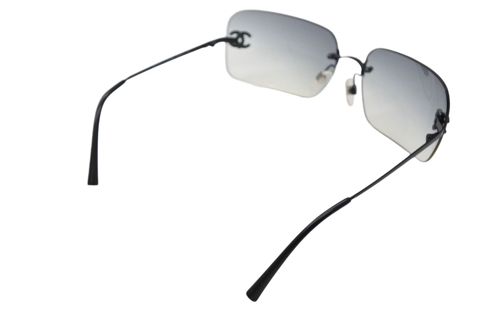 正規品　シャネル　CHANEL ラインストーン　サングラス　リムレス 極美品 CHANEL シャネル リムレス サングラス 4017-D c.170/8G サイズ