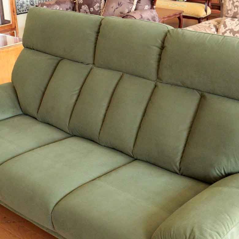 3Pソファモスグリーンソファ ハイバックソファ - メルカリ