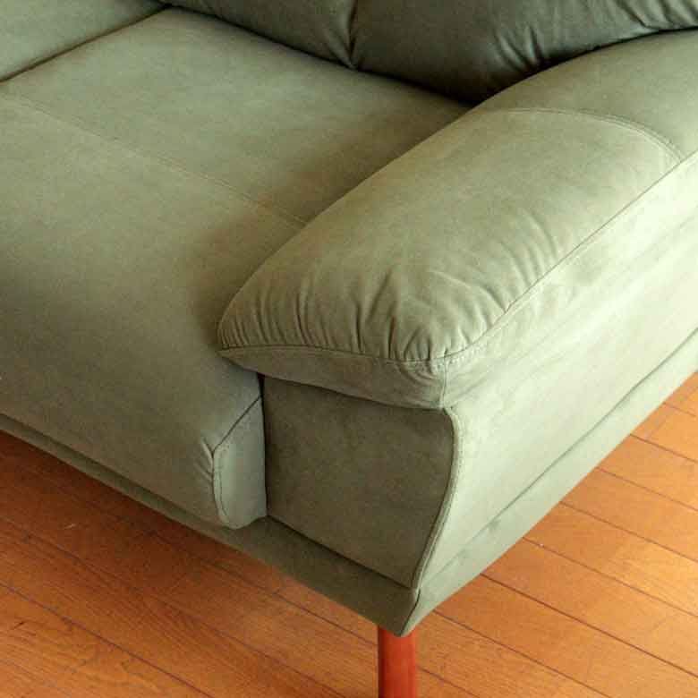 3Pソファモスグリーンソファ ハイバックソファ - メルカリ