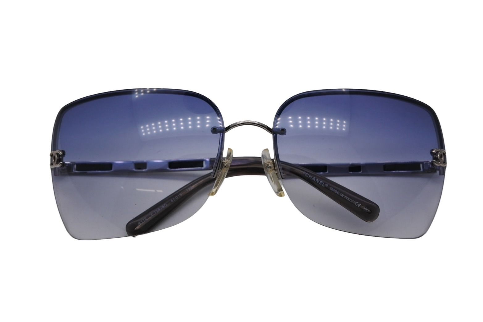 CHANEL シャネル リムレス サングラス 4112 c 124 8g サイズ62□ 16