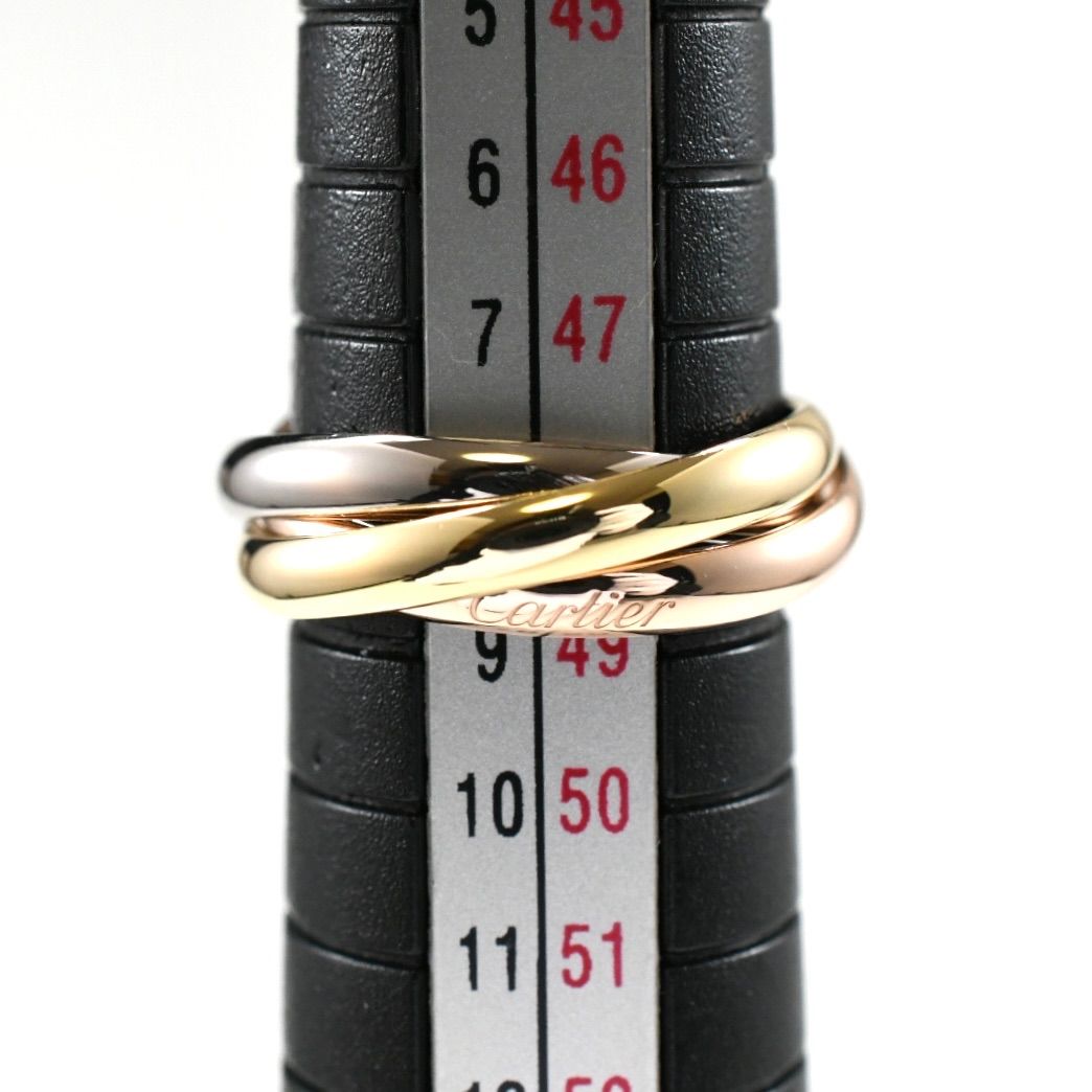 Cartier カルティエ トリニティリング 現行モデル SM 3連リング K18