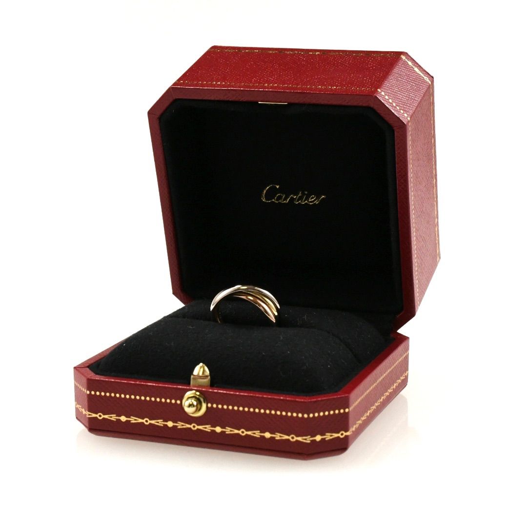 Cartier カルティエ トリニティリング 現行モデル SM 3連リング K18