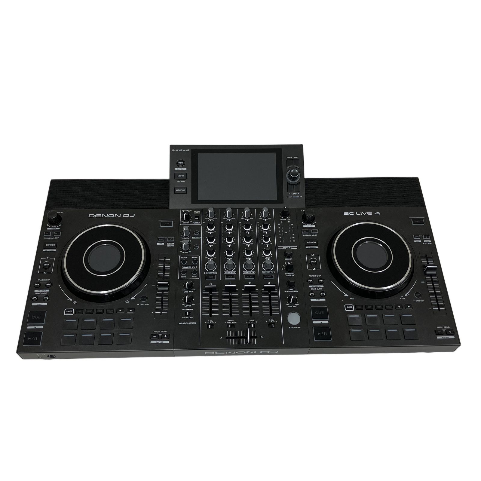 DENON DJ SC LIVE 4 4デッキ スタンドアロン DJコントローラー