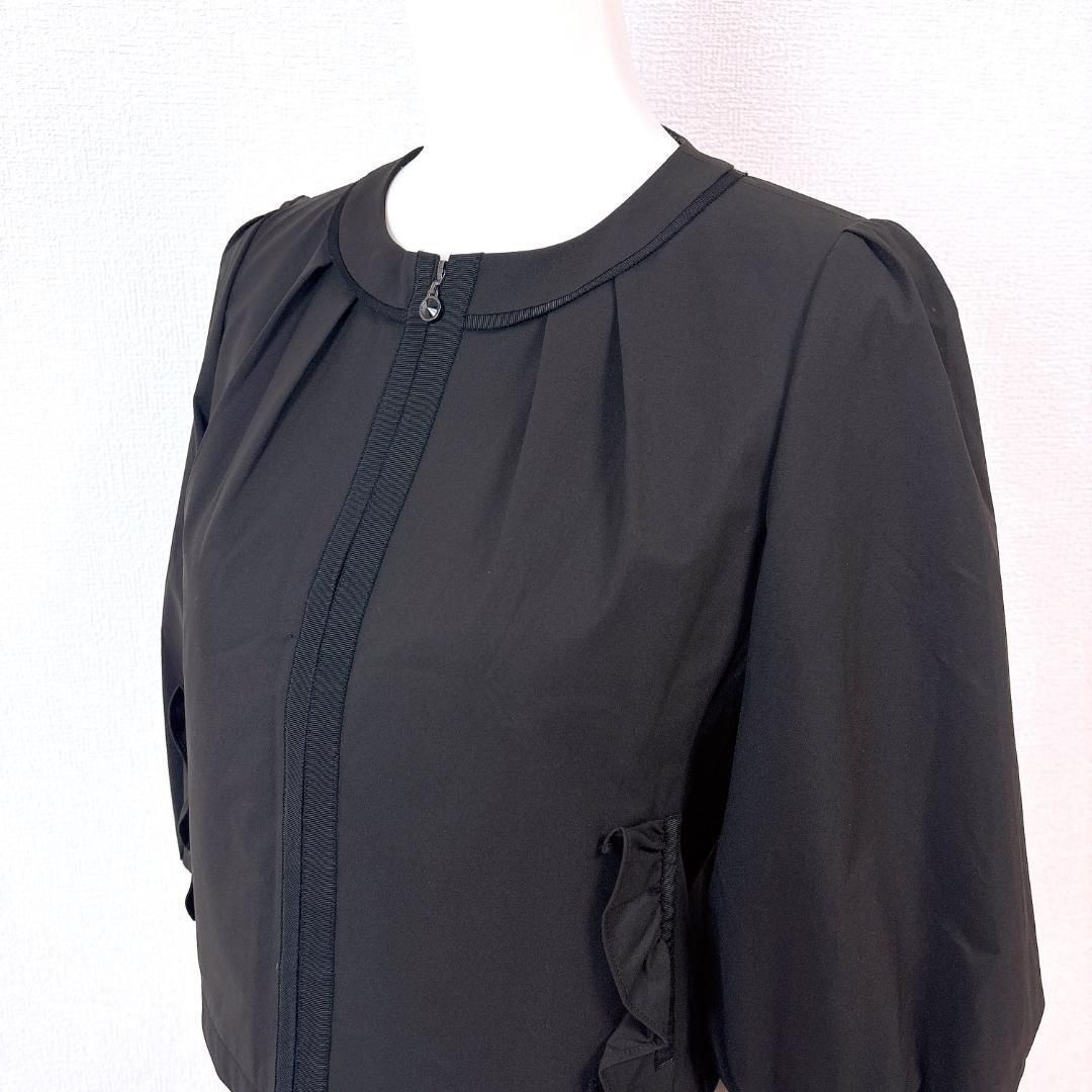 美品】TO BE CHIC ノーカラージャケット ジップアップ 40 無地 - メルカリ