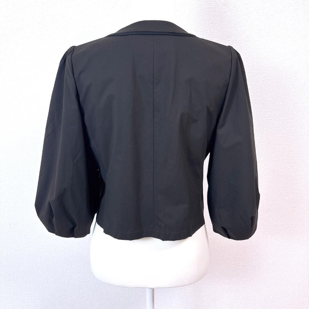 まかろん　新品未使用　TO BE CHIC ノーカラージャケット 美品】TO BE CHIC ノーカラージャケット ジップアップ 40 無地 - メルカリ