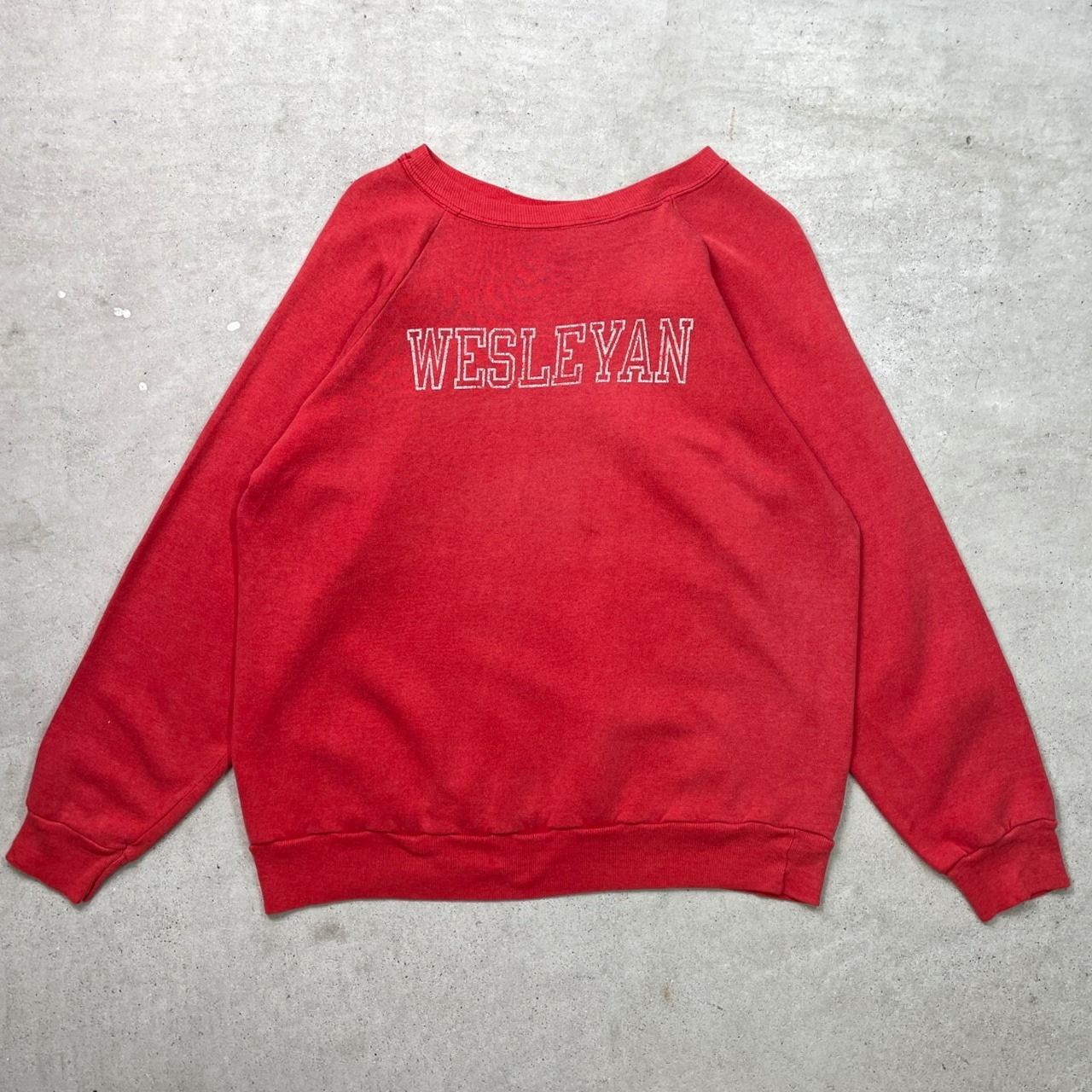 80年代 USA製 トリコタグ Champion チャンピオン WESLEYAN カレッジ 